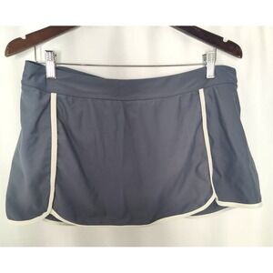 Free Country Gray White Tennis Mini Skirt Built in Shorts Large Size 12/14
